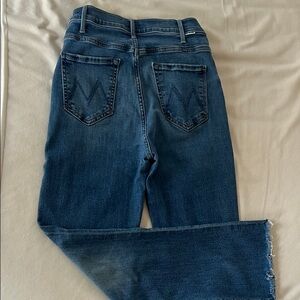 MOTHER Hustler Ankle Fray in Healing Jar wash